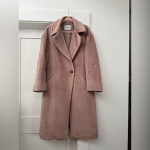 Aritzia Babaton Women's Teddy Jacket in Tan